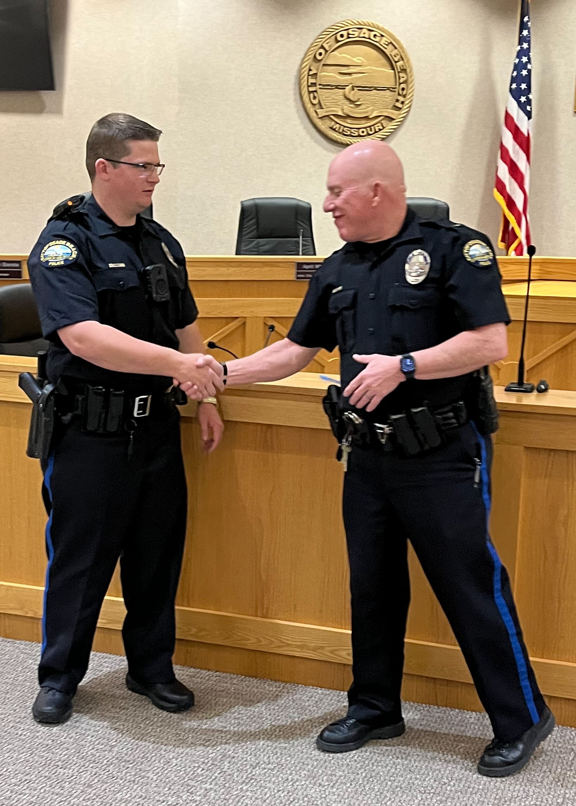 Ofc. Jordan Murray & Chief Todd Davis