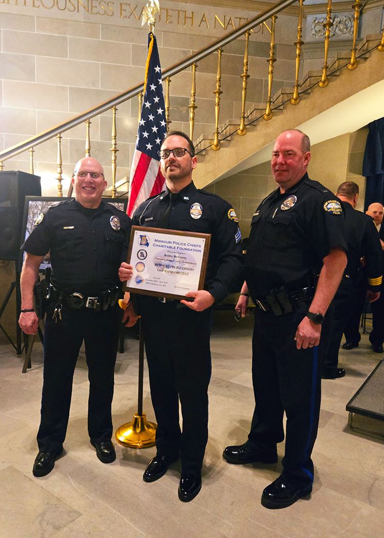 Sergeant Bobby McCrorey Command School Graduation