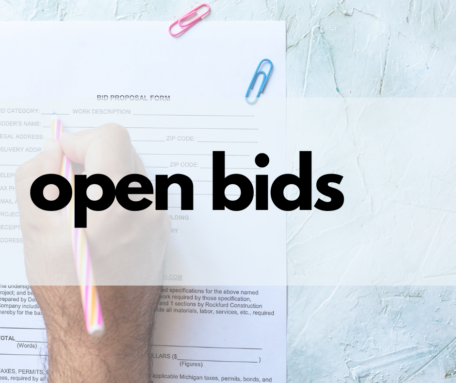 Open Bids