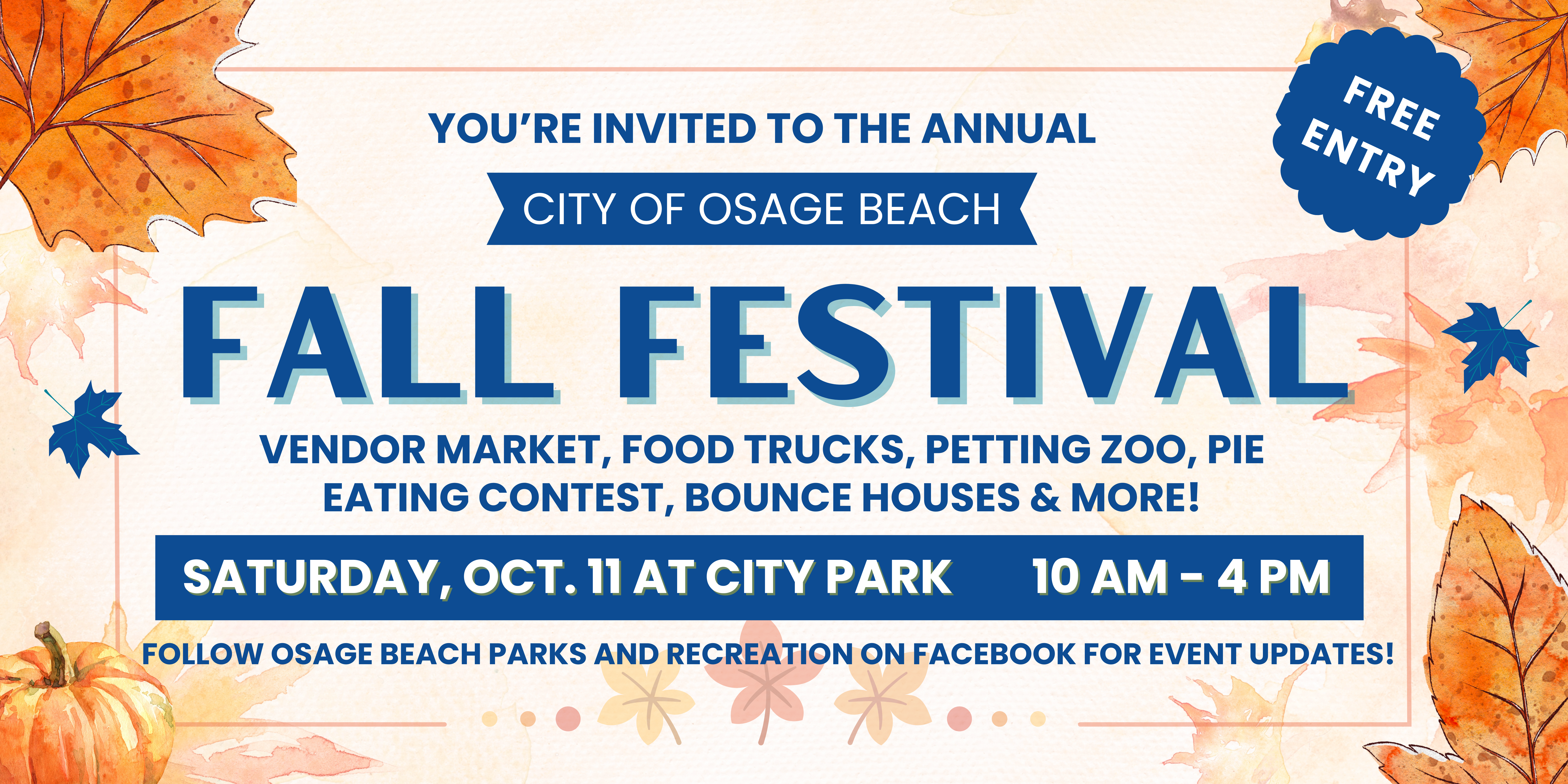 Fall Festival Banner