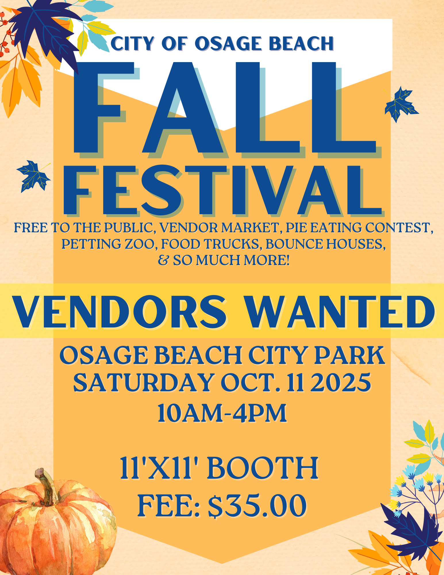 Vendors Wanted Flyer