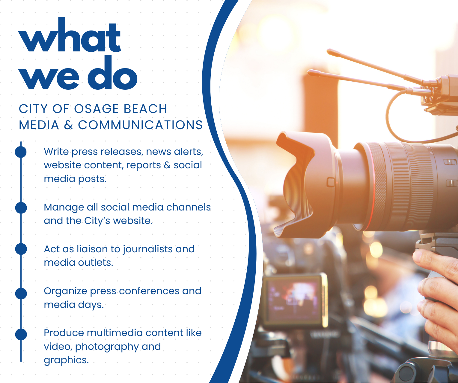 What We Do: Media & Communications