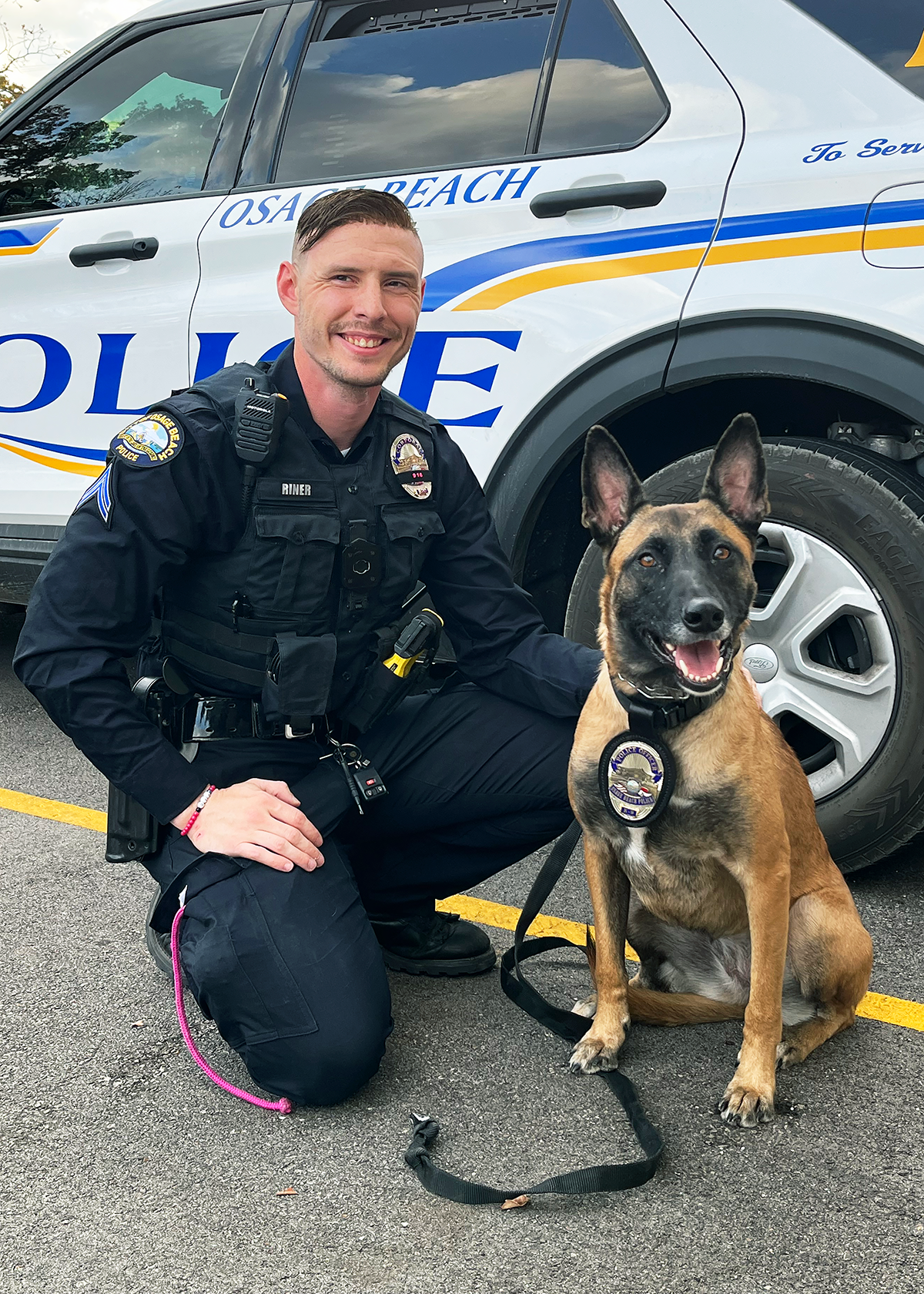 Cpl. Riner & K-9 Ofc. Freya