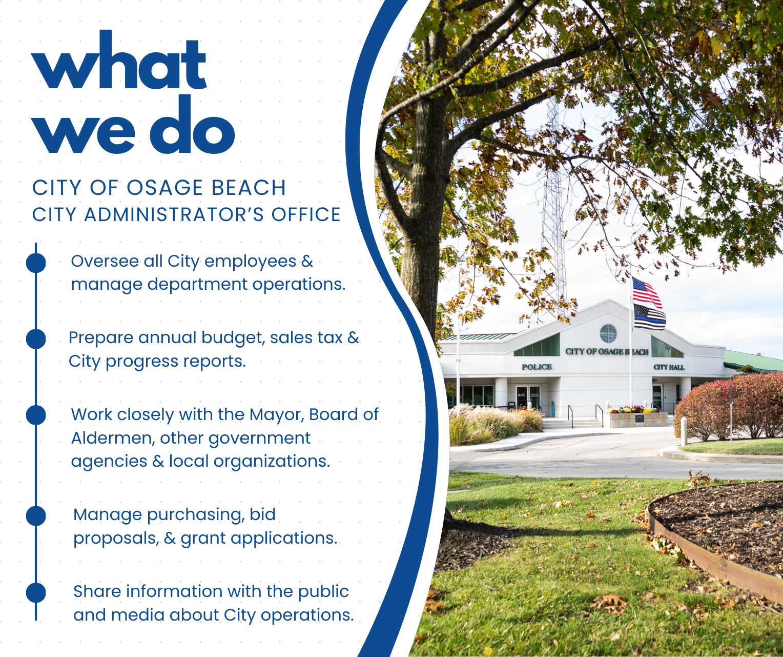 City Administrator's Office: What We Do