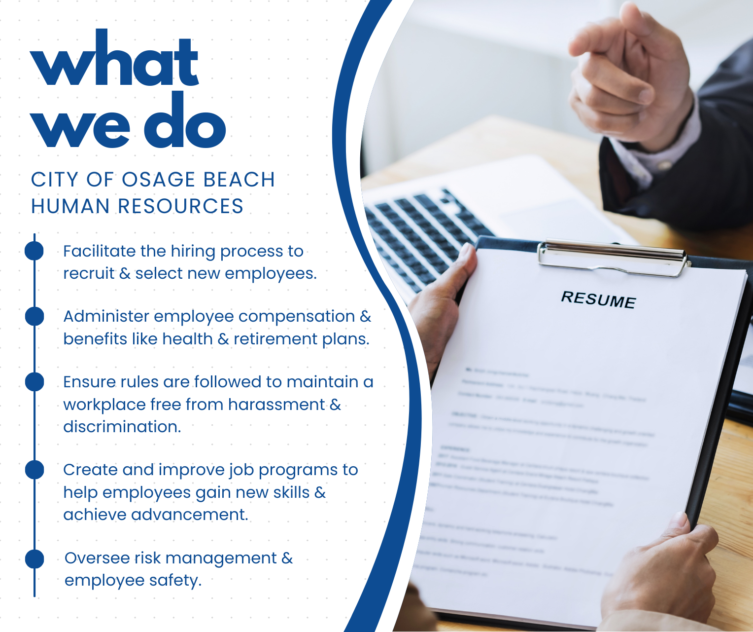 Human Resources What We Do