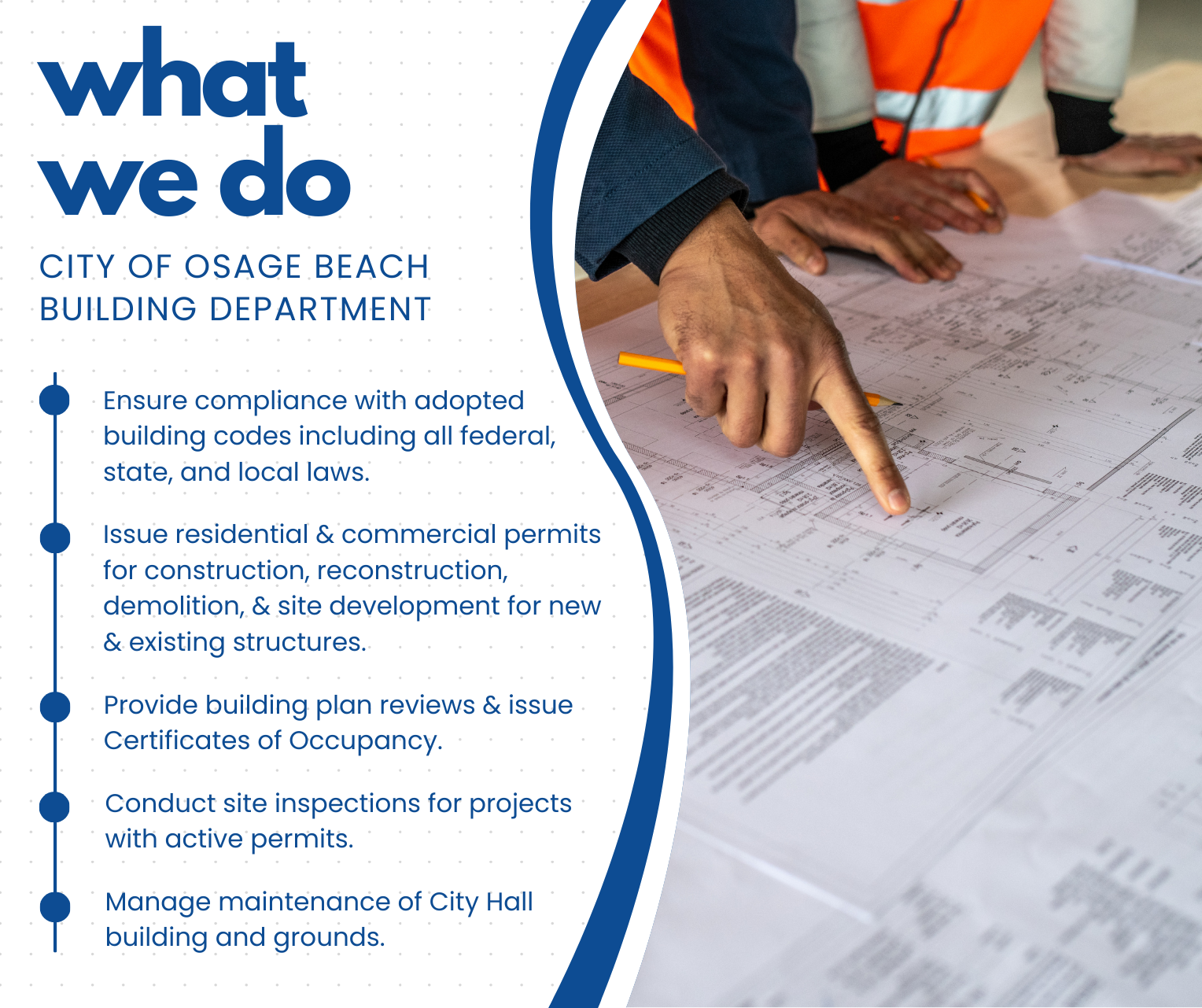 Building Department What We Do