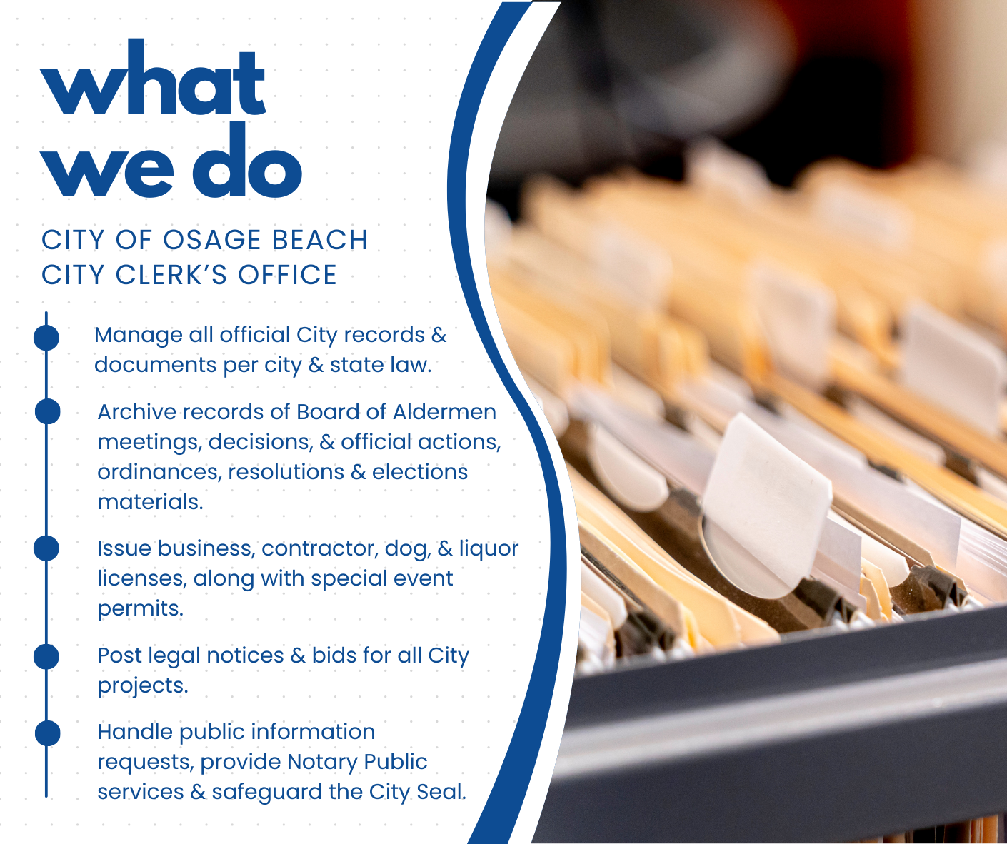 City Clerk What We Do